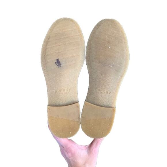 Sperry-Seaport Penny Loafers-Black Patent Leather-Slip On Flats-Women's-size-6 - Picture 4 of 6